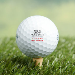 Lustige personalisierte Golfbälle - Verlorene-Ball
