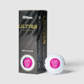 Lustige personalisierte Monogramm verlorene Golfba Golfball (Verpackungen)