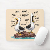 Lustige personalisierte Möwe-Mutter Mousepad (Mit Mouse)