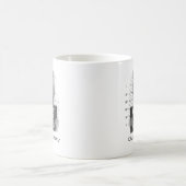 Lustige Personalisierte Schuldige Katze Kaffeetasse (Mittel)