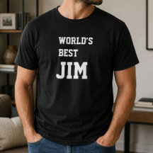 Lustige Personalisierte Weltbeste Jim Geburtstag
