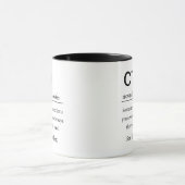 Lustige persönliche CTO-Definition Tasse (Zentrum)