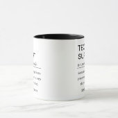 Lustige persönliche Definition von Tech-Support Tasse (Zentrum)