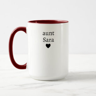 Lustige persönliche Tante Tasse