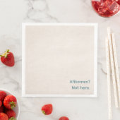 Lustige Pessach-Seder-Servietten - Afikomen? Serviette (Beispiel)