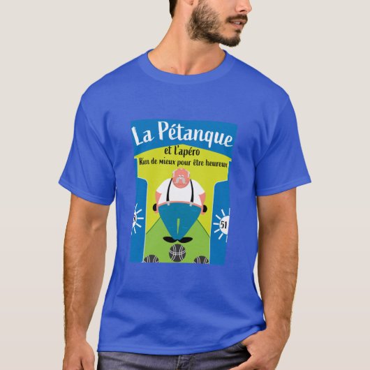 lustige Pétanque-Geschenke T - Shirt (Vorderseite)