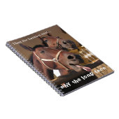 Lustige Pferde Notizblock (Rechte Seite)