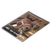 Lustige Pferde Notizblock (Linke Seite)