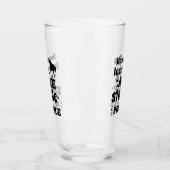 lustige Pferdefreunde Wortkunst Glas (Links)