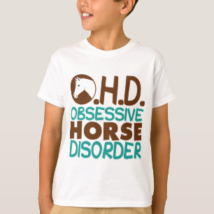 Lustige Pferdekinder T-Shirt