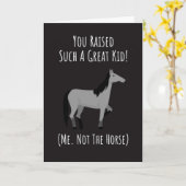 Lustige Pferdemutter-Karten Mutter Reitsport Für S Karte (Gelbe Blume)