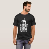 lustige Pferdeshow-Mutter T-Shirt (Vorne ganz)
