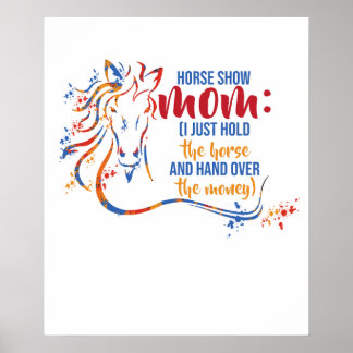 Lustige Pferdeshow-Shirts für Frauen - Horse Show Poster