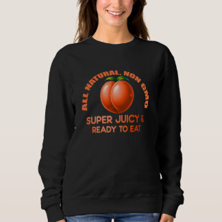 Lustige Pfirsich esse es Daddy unangebracht peinli Sweatshirt