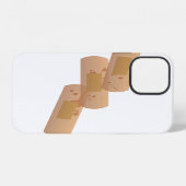Lustige Pflaster  iPhone Hülle (Rückseite (Horizontal))