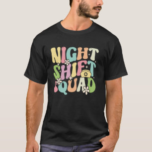 Lustige Pflege Rn Lpn Cna Eulen Nachtarbeitsliebha T-Shirt
