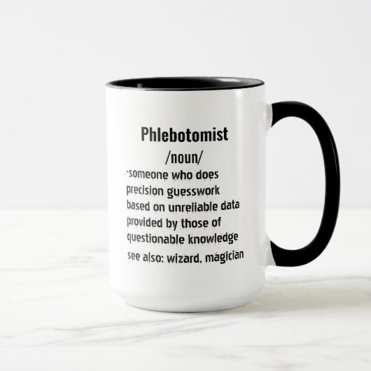 lustige Phlebotomistin Definition Geschenke für Mä Tasse (Rechts)