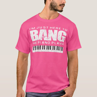 Lustige Pianistengattin schlägt den Klavierspieler T-Shirt
