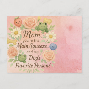 Lustige Pickle Berry Muttertags-Karte - Kawaii Wor Feiertagspostkarte
