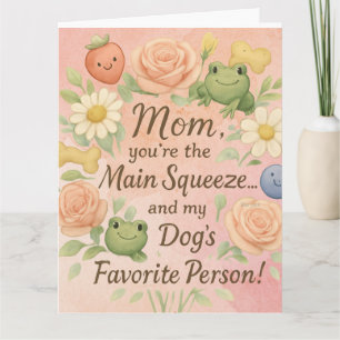 Lustige Pickle Berry Muttertags-Karte - Kawaii Wor Karte