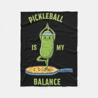 Lustige Pickle-Yoga-T-Shirt Picklell Ist Mein Lanc Fleecedecke