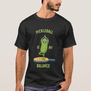 Lustige Pickle Yoga Tee  Pickleball ist mein Balan