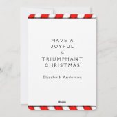 lustige Picklebal-Urlaubskarten Feiertagskarte (Rückseite)