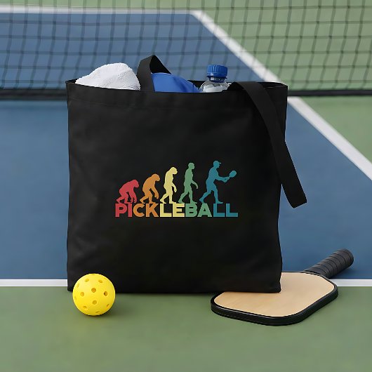 Lustige Pickleball-Evolution mit individuellem Nam Tasche