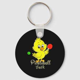 Lustige Pickleball-Frau Damen funny Pickle Ball Schlüsselanhänger