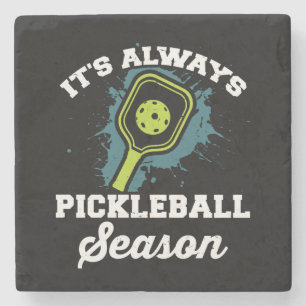 Lustige Pickleball-Geschenke Steinuntersetzer