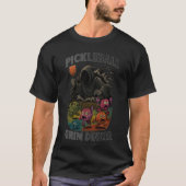 Lustige Pickleball-Grim-Dinker-Maskottchen T-Shirt (Vorderseite)