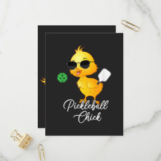 Lustige Pickleball Henne Pickleball Einladungspostkarte