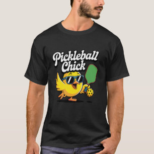 Lustige Pickleball Huhn Paddle Sport Huhn Liebhabe T-Shirt