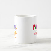 Lustige Pickleball Küken-Kunst Kaffeetasse (Mittel)