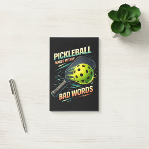 Lustige Pickleball Lässt Mich Schlechte Wörter Sag Post-it Klebezettel