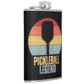 Lustige Pickleball-Legende Flachmann (Rechts)