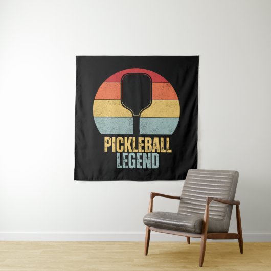 Lustige Pickleball-Legende Wandteppich (Beispiel)
