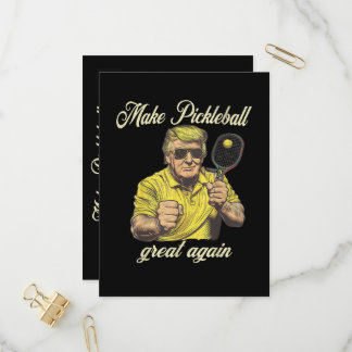 Lustige Pickleball-Liebhaber Grafiken Pickle Ball Einladungspostkarte