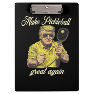 Lustige Pickleball-Liebhaber Grafiken Pickle Ball Klemmbrett