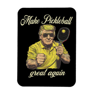 Lustige Pickleball-Liebhaber Grafiken Pickle Ball Magnet