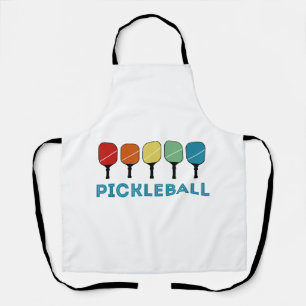 Lustige Pickleball Retro Vintage Schürze