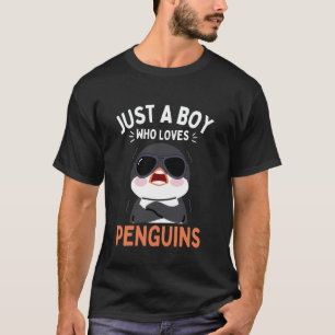 Lustige Pinguin Kunst Tier Seevogel Vogel Für Männ T-Shirt