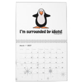 Lustige Pinguine Kalender (Mär 2027)