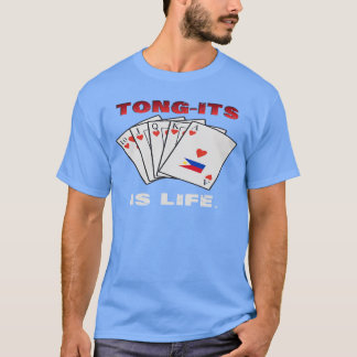 Lustige Pinoy philippinische Flagge Kartenspielung T-Shirt