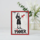Lustige Pinterest Parodie Postkarte (Stehend Vorderseite)