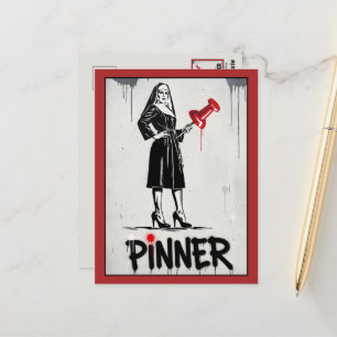 Lustige Pinterest Parodie Postkarte
