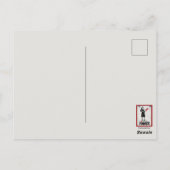 Lustige Pinterest Parodie Postkarte (Rückseite)