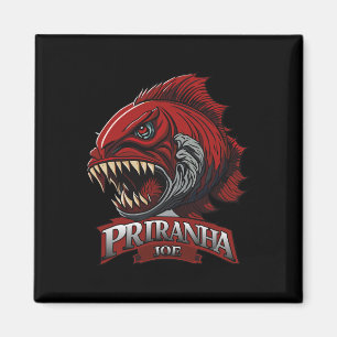 Lustige Piranha-joe Liebhaber Geschenke Perfekte K Magnet