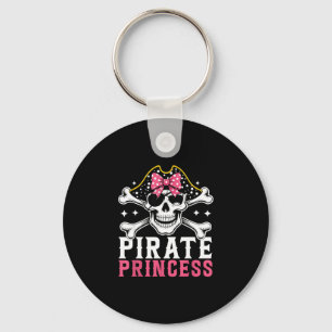 Lustige Piratenprinzessin Kokette Schleife Hallowe Schlüsselanhänger