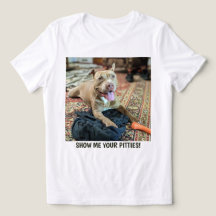 Lustige Pit-Bull-Mama 